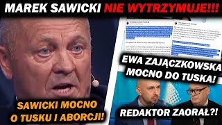 Marek Sawicki NIE WYTRZYMUJE Kompromitacja ZGORZELSKIEGO EWA ZAJÄ„CZKOWSKA MOCNO O TUSKU [upl. by Kerrill]