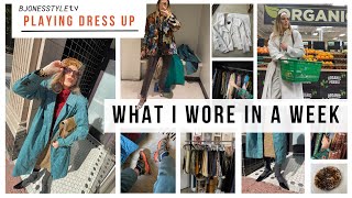 A CHATTY WHAT I WORE IN A WEEK OUTFIT INSPIRATION GRWM [upl. by Airlee149]