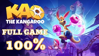 Kao the Kangaroo 100 Walkthrough Gameplay FULL GAME  Nintendo SWITCH  No Commentary [upl. by Esaele]