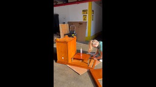 Giving a Wooden Desk a Second Chance With chairitynonprofit [upl. by Gerald]