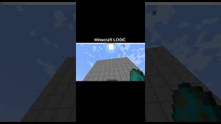 Minecraft LOGIC minecraft shorts майнкрафт [upl. by Aserret657]