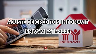 Nuevo Ajuste para Créditos INFONAVIT en VSM 2024  Infonavit  Responsabilidad Compartida [upl. by Mairam253]