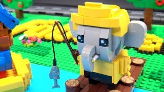 Custom LEGO Fabuland Brickheadz Village  Brickvention 2019 [upl. by Ardeth86]