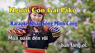 Người Con Gái Pakô Karaoke Nhạc Sống  Tone Nữ [upl. by Einnok261]