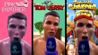 Cristiano Ronaldo Siuu in different universes [upl. by Haletky115]