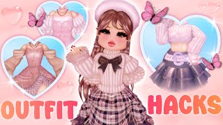 5 CUTE SPRING Outfit Hacks You MUST TRY for Everfriend Season in Royale 🏰 High  ROBLOX [upl. by Guidotti]