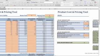 Food Product Cost amp Pricing Tutorial [upl. by Ambler]