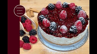 CHEESECAKE ai frutti di bosco  Mix berry CHEESECAKE [upl. by Ybocaj]