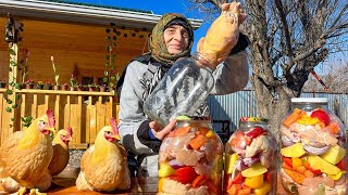 Chicken with Vegetables in a Glass Jar  Incredibly Delicious Storage Recipe [upl. by Teodor]