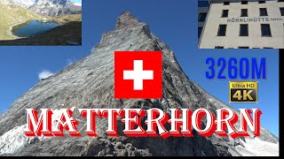 HörnliMatterhorn 4K Hörnlihütte 2022 hiking Switzerland Alpine hiking3260mp [upl. by Lorilyn959]