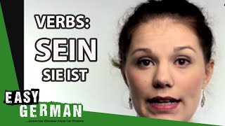 Easy German Verbs  Sein sie ist [upl. by Girardi634]