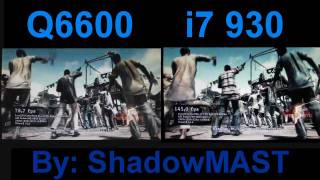 Resident Evil 5 Benchmark Q6600 vs I7 [upl. by Ellerd615]