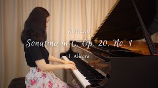 Kuhlau Sonatina in C Op 20 No 1 1st movement  ABRSM Grade 6 A3  Cathleen Kwok [upl. by Nelram]