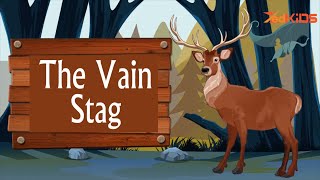 The Vain Stag  Maghroor Barasingha  Moral Stories for Kids  Arrogant Antler  ZedKids [upl. by Bertrando466]