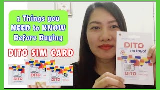 DITO SIM CARD  3 Things you Need to Know Before Buying  Cellphone Compatibility VoLTE [upl. by Cattima]