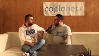 CoPlaNetit intervista Farenz  Mantova Comics amp Games 2014 [upl. by Oidgime]