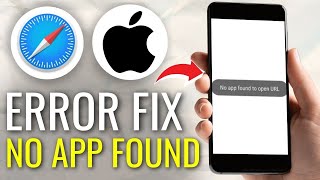 How to Fix No App Found to Open Link URL  Full Guide [upl. by Klockau215]