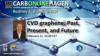 CBH2021  Rod Ruoff CVD Graphene Past Present and Future [upl. by Chor]