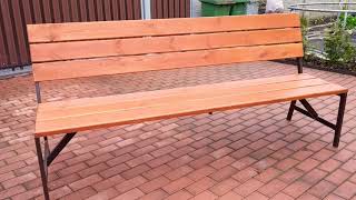 Zahradní lavička svépomocí  Garden bench DIY [upl. by Charters117]