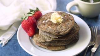 vegan buckwheat pancakes [upl. by Livvyy]