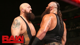 Big Show vs Braun Strowman Raw Feb 20 2017 [upl. by Kyred]