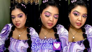 creative eye look tutorial ep130 tutorial creative makeuptutorial shinninggaze1624 [upl. by Annirok729]