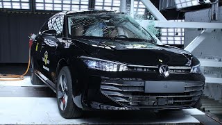 2025 VW Passat amp Skoda Superb Crash Test  Twin Vehicles Top Safety Scores Explained [upl. by Lardner]