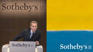 Mark Rothko Masterpiece Sold for 253 Million HKD Sets New Record in Asia  Sotheby’s [upl. by Shandee439]