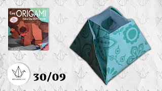 3009  Contemporary Box  Easy ORIGAMI Calendar 2024 [upl. by Nirra]