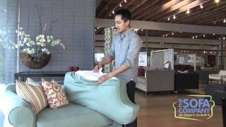 Back Pillow Fill Types  The Sofa Company Training [upl. by Arlan]