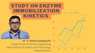 Enzyme immobilization kinetics video  Principle  SRM Genetic Engineering [upl. by Ahtikal]