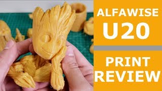 Alfawise U20 Review  Prints Inside the SD Card [upl. by Onitnelav]