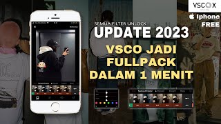 VSCO X Tutorial iOS iPhone TERBARU 2023 [upl. by Wiles545]