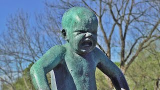 Vigeland Sculpture Park in Oslo Norway [upl. by Black]