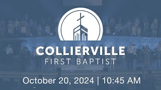 Collierville First Baptist Church  October 20 2024 [upl. by Asiat]