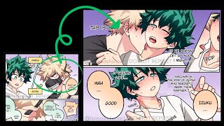 bakudeku  Baku HES GOING TO EAT ME english comic Dub [upl. by Baryram]