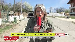 Informer u Banjskom polju Meštani pale sveće za malu Danku [upl. by Kentiggerma]