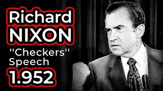 RICHARD NIXONS Checkers Speech september 1952  Complete Video [upl. by Erastus]