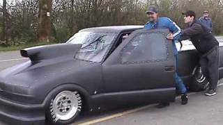 2001 Chevy S10 580cid 1350hp Prostock Drag Racing  Initial Testing [upl. by Nosnehpets]