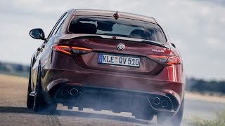 2017 Alfa Romeo Giulia QV Quadrifoglio Review  Hartvoorautosnl [upl. by Kavanagh745]