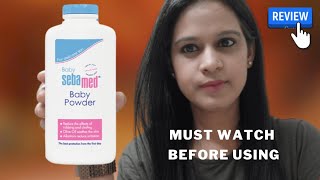 SEBAMED POWDER for baby  SEBAMED BABY POWDER HONEST REVIEW  Best Baby Products  BY Mommy Talkies [upl. by Fulbert373]