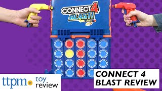 Connect 4 Blast New 2020 Game Review from Hasbro [upl. by Kinny447]