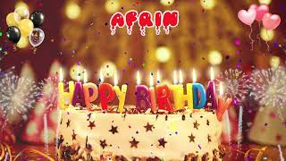 AFRIN Birthday Song – Happy Birthday Afrin [upl. by Ansel578]