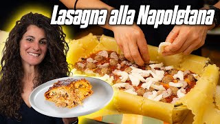 How to Make the EPIC Lasagna alla Napoletana  SouthernStyle Lasagna [upl. by Nednerb]