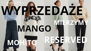 Wyprzedaże MANGO RESERVED MOHITO Mierzymy ubrania roz XL [upl. by Zaria]