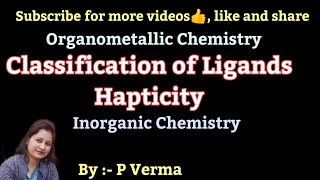 L3 Classification of ligands HapticityOrganometallic ChemistryInorganic ChemistryBScIII [upl. by Armond]