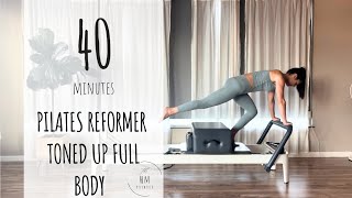 Pilates Reformer  Intermediate  Full Body Workout [upl. by Cantlon536]