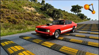 Cars Vs Speed Bump in BeamNG Drive  Realistic Cars  BeamNG Fun cargames [upl. by Harley]