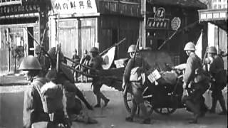 南京入場式 1937年12月17日 4 days after the Fall of Nanking [upl. by Iramohs388]