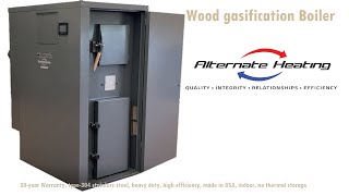 Super E210 Wood Gasification Boiler  Stainless Steel [upl. by Glassman452]